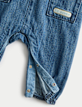 Cotton Modal Blend Denim All in One (0-3 Yrs)