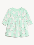 Cotton Rich Bunny Print Dress
