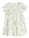 Pure Cotton Printed Round Neck Dress