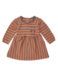 Cotton Stripe Panda Dress