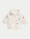 Borg Floral Jacket (0-3 Yrs)