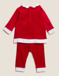 3pc Cotton Rich Santa Outfit