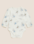 3pc Cotton Rich Peter Rabbit™ Pinny Outfit