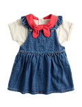 2 Piece Pure Cotton Pinafore Outfit (0-3 Yrs)
