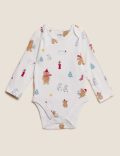 3pc Cotton Rich Bear Print Outfit