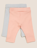 2pk Cotton Leggings