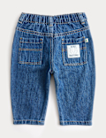 Pure Cotton Horseshoe Jeans (0-5 Yrs)