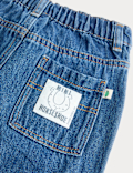 Pure Cotton Horseshoe Jeans (0-5 Yrs)