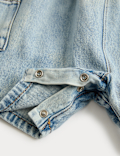 Pure Cotton Denim Romper (0-3 Yrs)