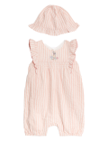 Pure Cotton Peter Rabbit™ Striped Romper