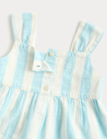 2 Piece Pure Cotton Striped Top & Trousers (0-5 Yrs)