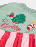 Cotton Rich Christmas Top & Bottom Outfit