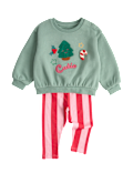 Cotton Rich Christmas Top & Bottom Outfit