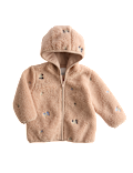 Borg Floral Embroidered Hooded Jacket (0 Mths-3 Yrs)