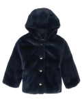 Hooded Faux Fur Coat (0-3 Yrs)