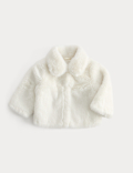 Faux Fur Collared Jacket (0-5 Yrs)