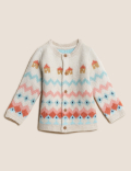 Fair Isle Knitted Cardigan (0-3 Yrs)