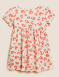 Pure Cotton Leopard Dress