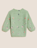 Knitted Floral Jumper
