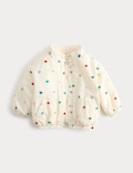 Lightweight Heart Print Padded Jacket (0-5 Yrs)