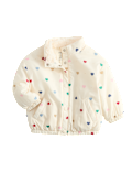Lightweight Heart Print Padded Jacket (0-5 Yrs)