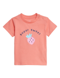 Pure Cotton Super Sweet Slogan T-Shirt (0-3 Yrs)