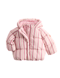Striped Midweight Padded Coat (0-5 Yrs)