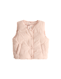 Plain Round Neck Padded Gilet (0-5 Yrs)