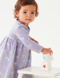 Cotton Rich Tulip Print Dress