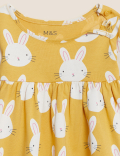 Pure Cotton Bunny Print Dress