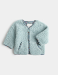 Borg Floral Trim Jacket (0-5 Yrs)