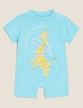 Pure Cotton Giraffe Romper (0 - 3 Yrs)