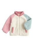 Borg Colour Block Jacket (0-5 Yrs)