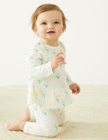 Pure Cotton Floral Top (0-3 Yrs)