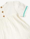 2pc Pure Cotton Embroidered Outfit (0-3 Yrs)