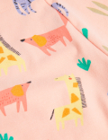 Cotton Rich Animal Print Leggings
