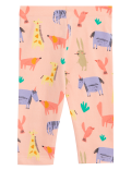 Cotton Rich Animal Print Leggings