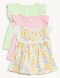 3pk Pure Cotton Tops