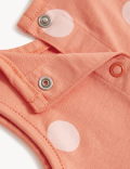 Pure Cotton Polka Dot Romper