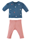 Jersey Pom Pom Top & Bottom Outfit (0-3 Yrs)