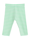 Cotton Rich Striped Leggings