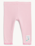 3pk Cotton Rich Patterned Leggings