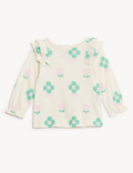 3pk Pure Cotton Patterned Tops