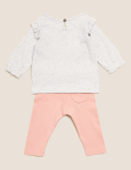 2pc Cotton Rich Bunny Outfit (0-3 Yrs)