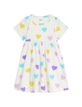 Pure Cotton Heart Print Dress