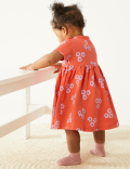Pure Cotton Floral Dress