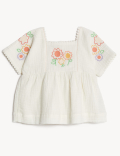 2pc Pure Cotton Floral Outfit