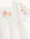 2pc Pure Cotton Floral Outfit