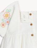 2pc Pure Cotton Floral Outfit
