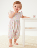 Pure Cotton Floral Romper